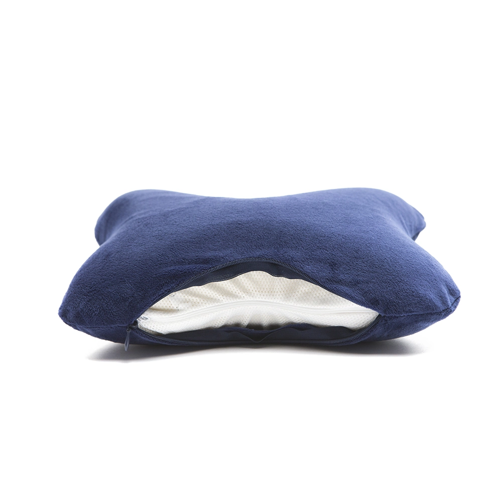 Neck Support Airplane Latex Custom Travel Pillow with Cover