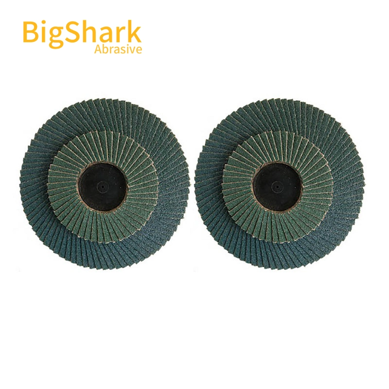 Stainless Steel Inox Polishing Green Color Zirconia Flap Disc