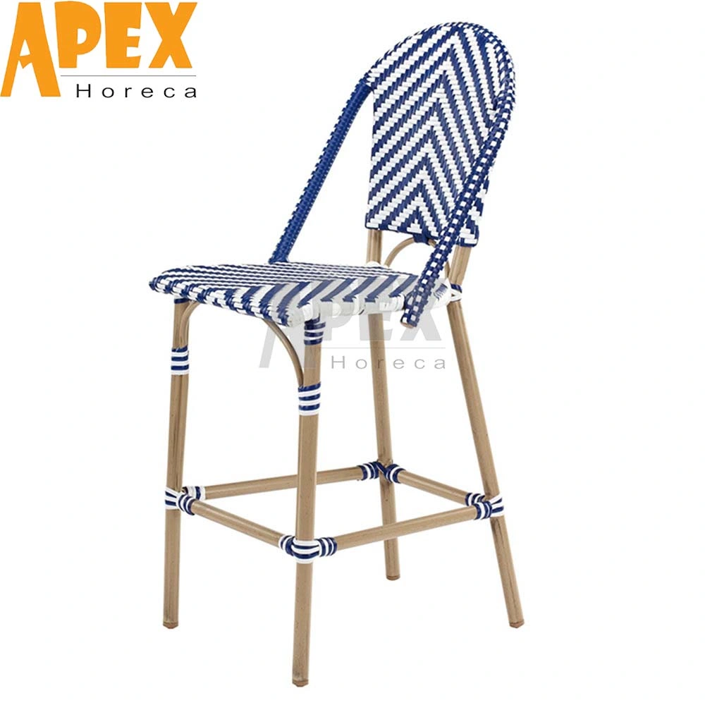 Outdoor Garden Furniture Modern Metal Restaurant French Bistro Dining Bar Stools Chairs