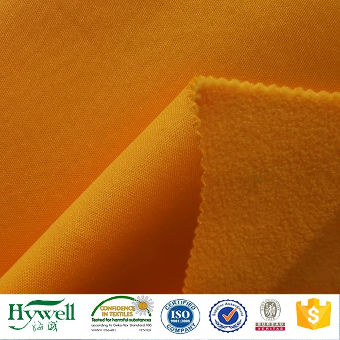 100% Polyester Strickstoff Bonded Fleece Jacke Stoff