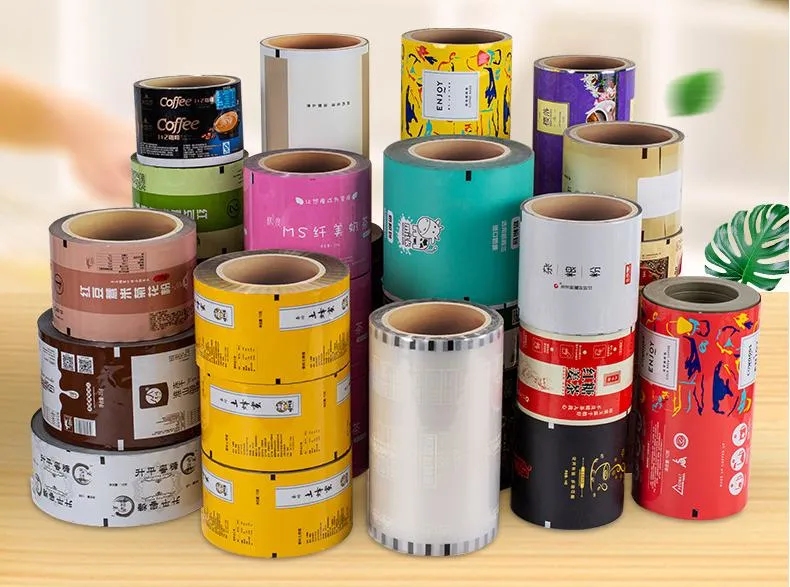 PP Plastic Packaging Roll Film Wrappers Paper for Food