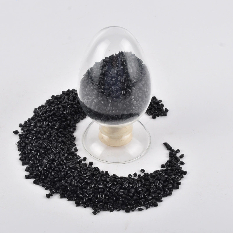 Plastic High Density Polyethylene HDPE Pellet PE100 Pipe Grade Black Color Virgin Raw Materials Recycled HDPE Granules Polyethylene Price