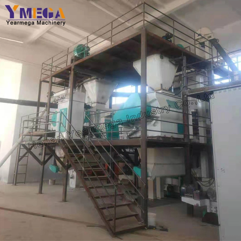 Complete Animal Feed Processing Machine Starting From Miller Weighing Mixer and Packaging