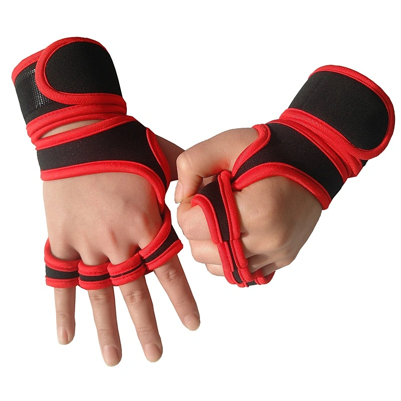 Cycling Fitness Weight Lifting Fingerless Gym Gloves Exercise for Men