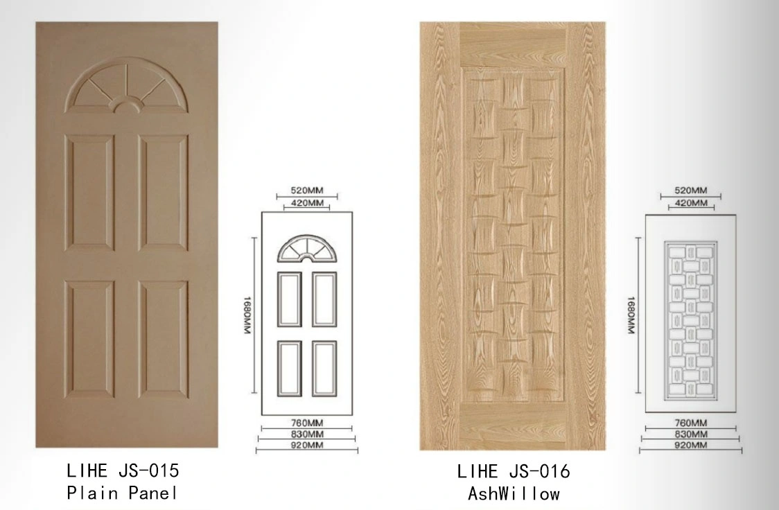 High Quality Turkish Design Door Panel Wooden Grain Veneer Skin for Entrance