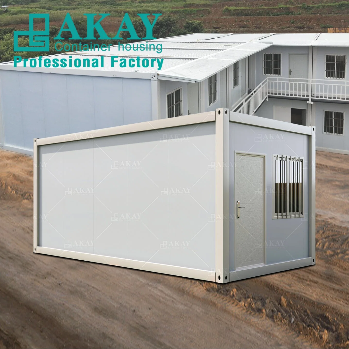 China Low Cost 20FT 40FT Prefabricated Prefab Flat Pack Mobile Modular ISO Container House Hotel