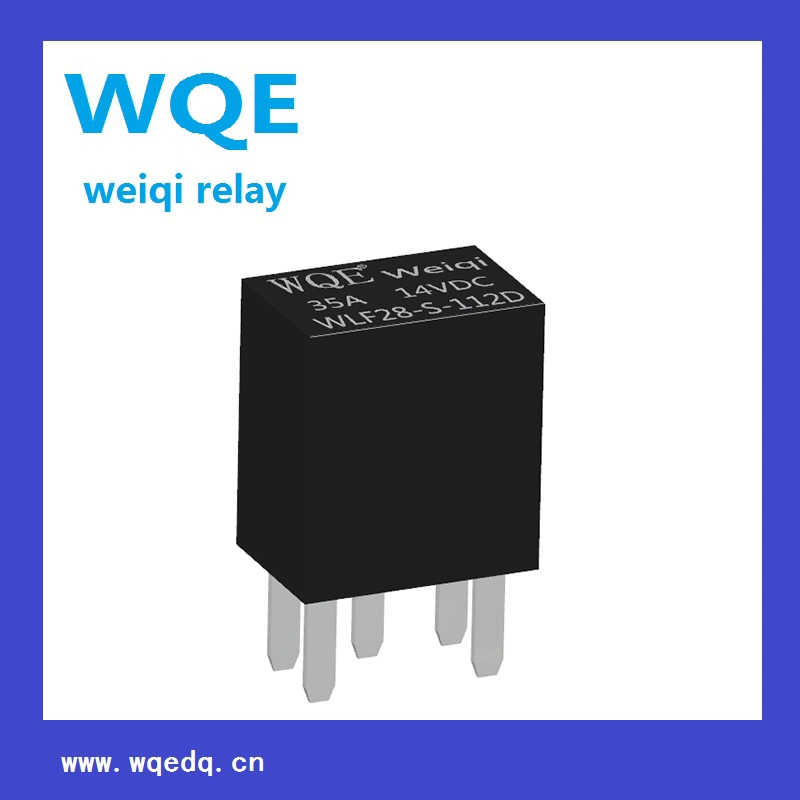 (WLF28) PCB Relay Auto Parts Auto Relays 40A Use for Automotive Fuel Pump, a / C Compression Clutch / Auto Control / Lighting Building / Speaker 4 Pins Rele