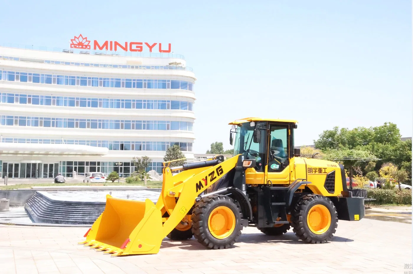 Shandong China Wheel Loader Tractor Loader Earth Moving Machinery with Grapple