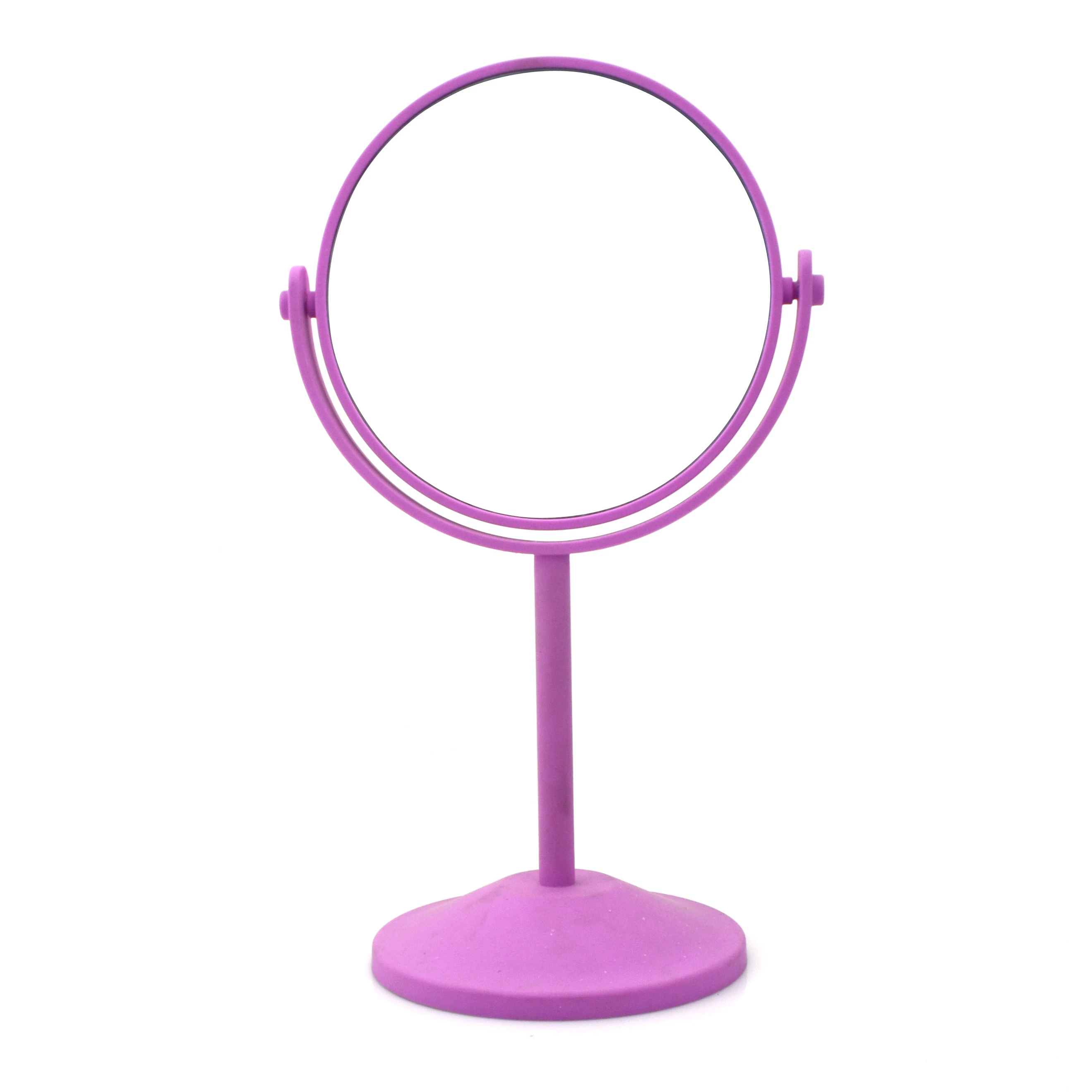 Double Sides Plastic Standing Table Mirror for Make up