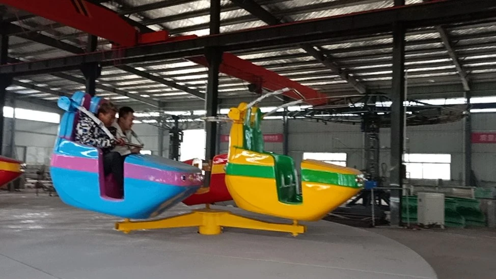 Emocionantes atracciones Rotating Rides populares Thunderbolt Turntable Rides