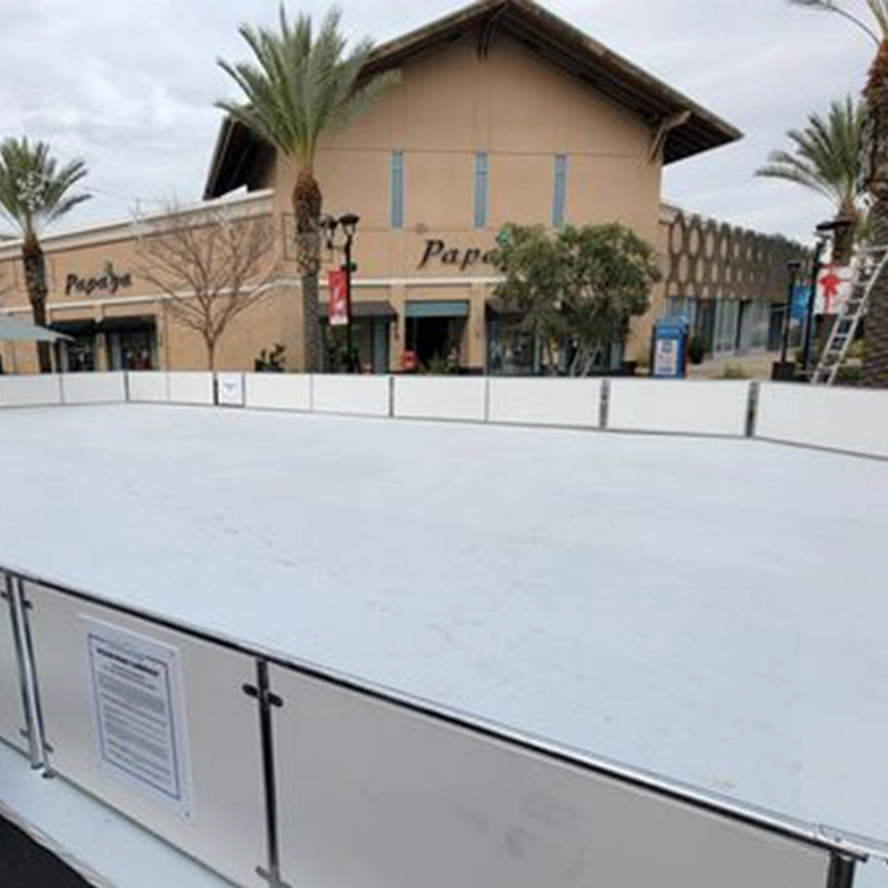 4' x 4' 1m X 1m 15mm Synthetische Eisbahn Weiße PE-Platine für den Verkauf