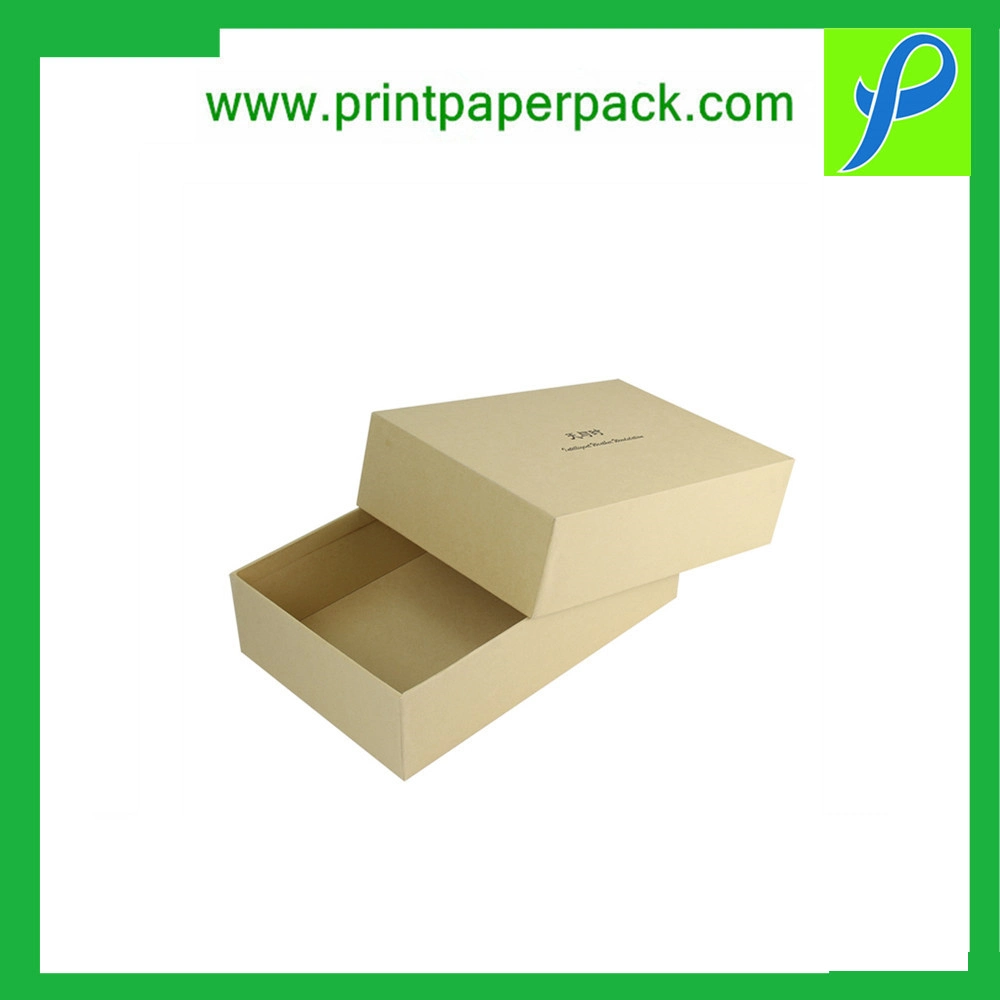 Rigid Style Promotional Presentation Foil Lift off Lid Packaging Box