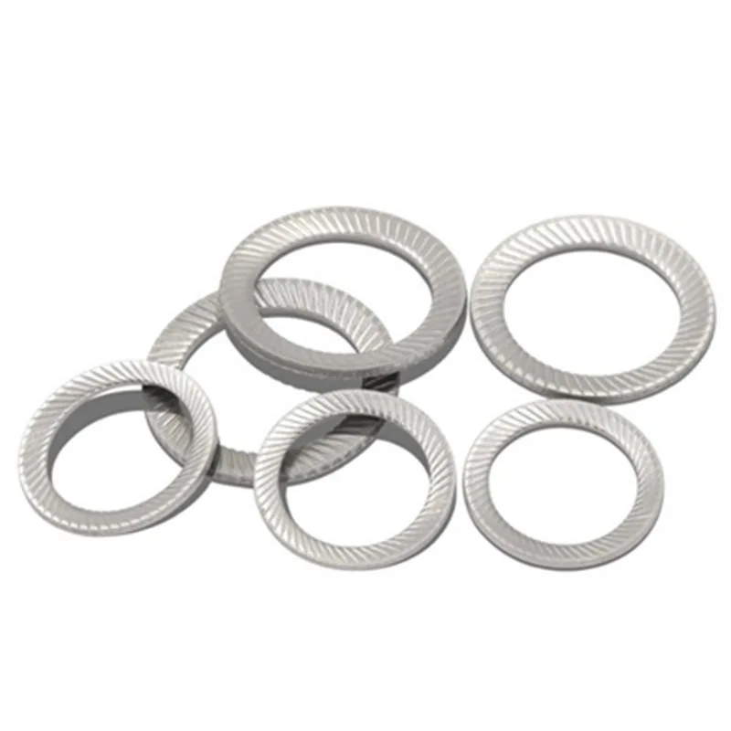 DIN9250 Stainless Steel Serrated Tooth Knurled Lock Washer Lock Anti-Skid Gasket Washers