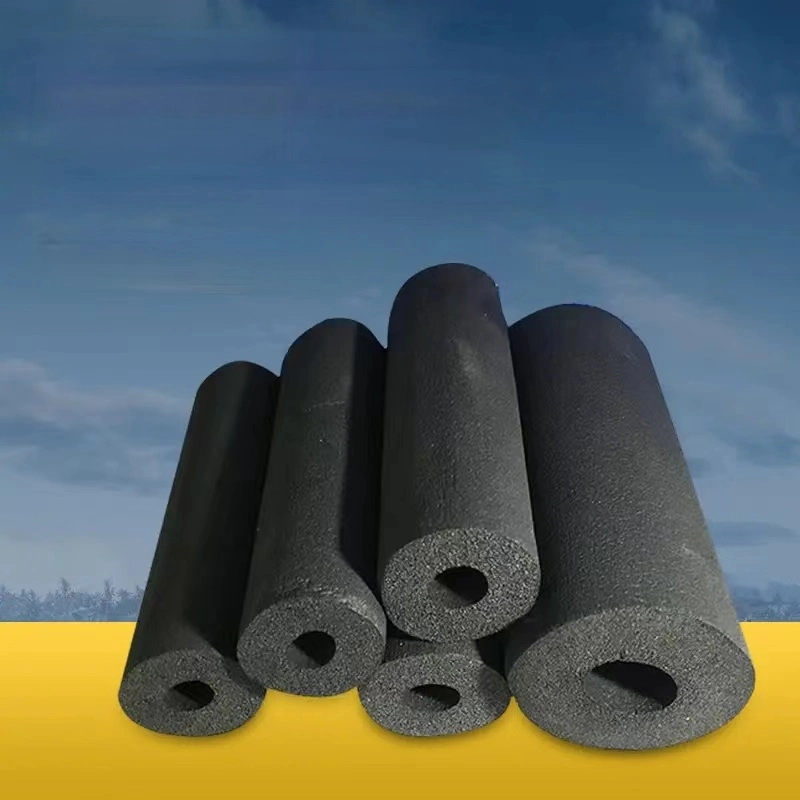 NBR flexible de silicona caucho EPDM de color negro o tubo de espuma de goma de aire acondicionado frio calor del tubo de cobre