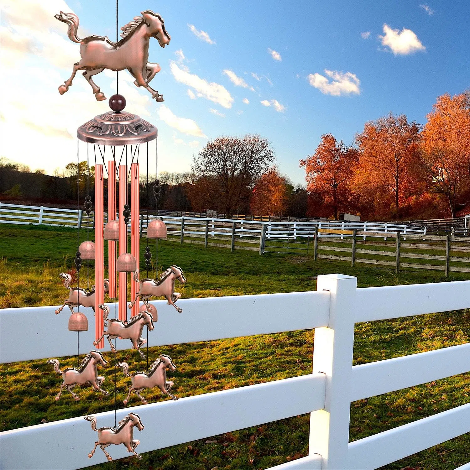 Horse Wind Chimes Outdoor, Memorial Wind Chime, Gift