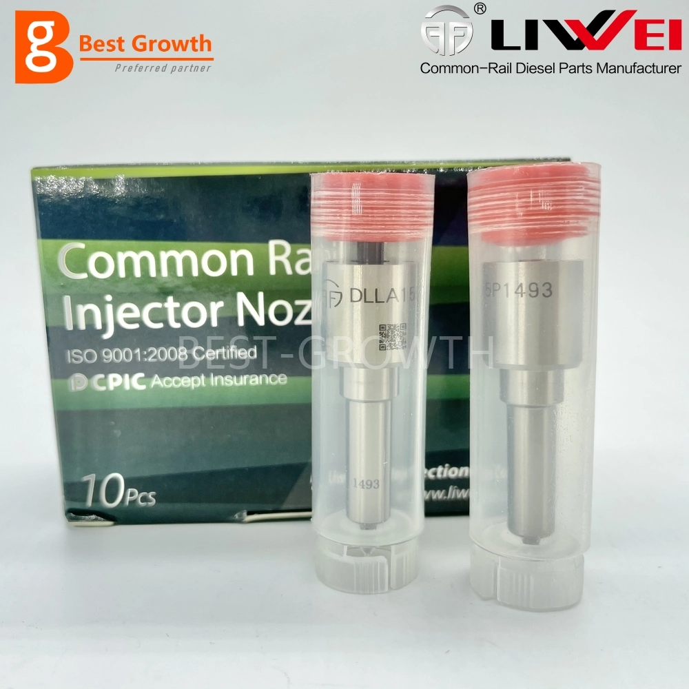 Dlla155p1493 inyector de combustible de inyección de combustible de inyector de diesel Liwei Auto Parts Truck Motor Car 0445110250 Mazda Diesel Parts
