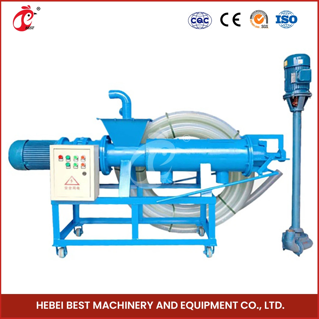 Bestchickencage Manure Drying Machine China Quail Manure Dryer Manufacturer High-Quality Long Service Life Chicken Manure Rotary Drying Machine