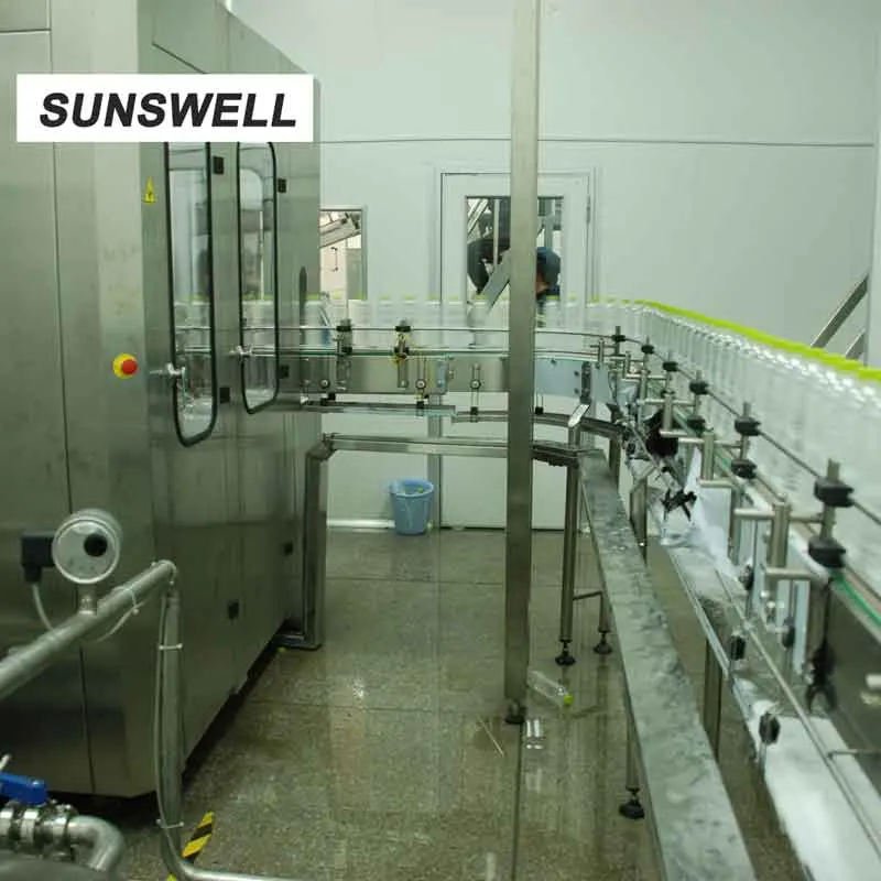 Sunswell Blow Filler Sealer Water Bottling Machine No Washing