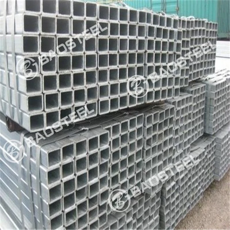 200-400G/M2 Gi S235jrh/S355j2h Pipe Hot Dipped Galvanized Rectangular Steel Tube Gi Pipe Galvanized