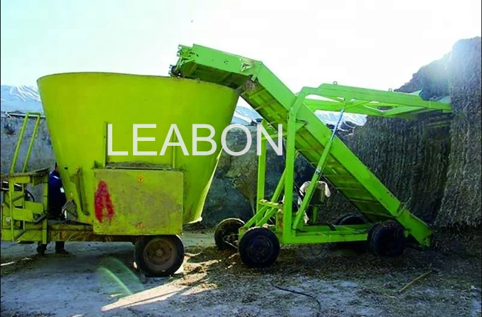 9 Cbm Tmr Feed Mixer Feeding Mixing Cow Feed Mixer for Dairy Farm Fixed Tractor Price for Sale