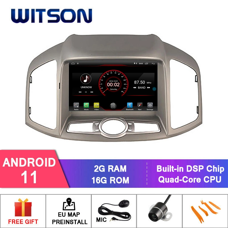 Witson Quad-Core Android 11 Car DVD GPS for Chevrolet New Captiva 2012 Bluetooth OBD2 Connection