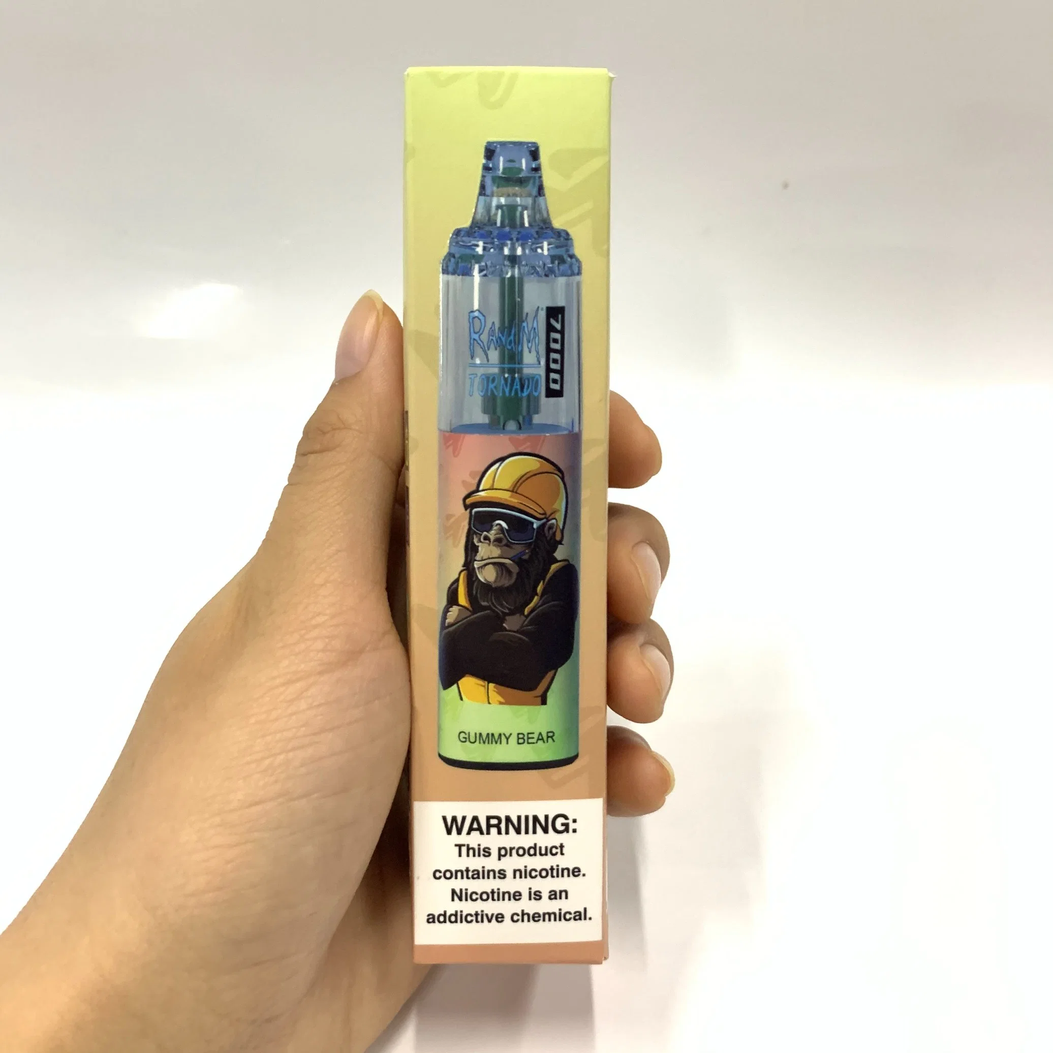Rechargeable Electronic Smoke Vape Pen with Custom Full Pack 6% Nicotine Salt Rechageable Vape Disposable Pen Packaging