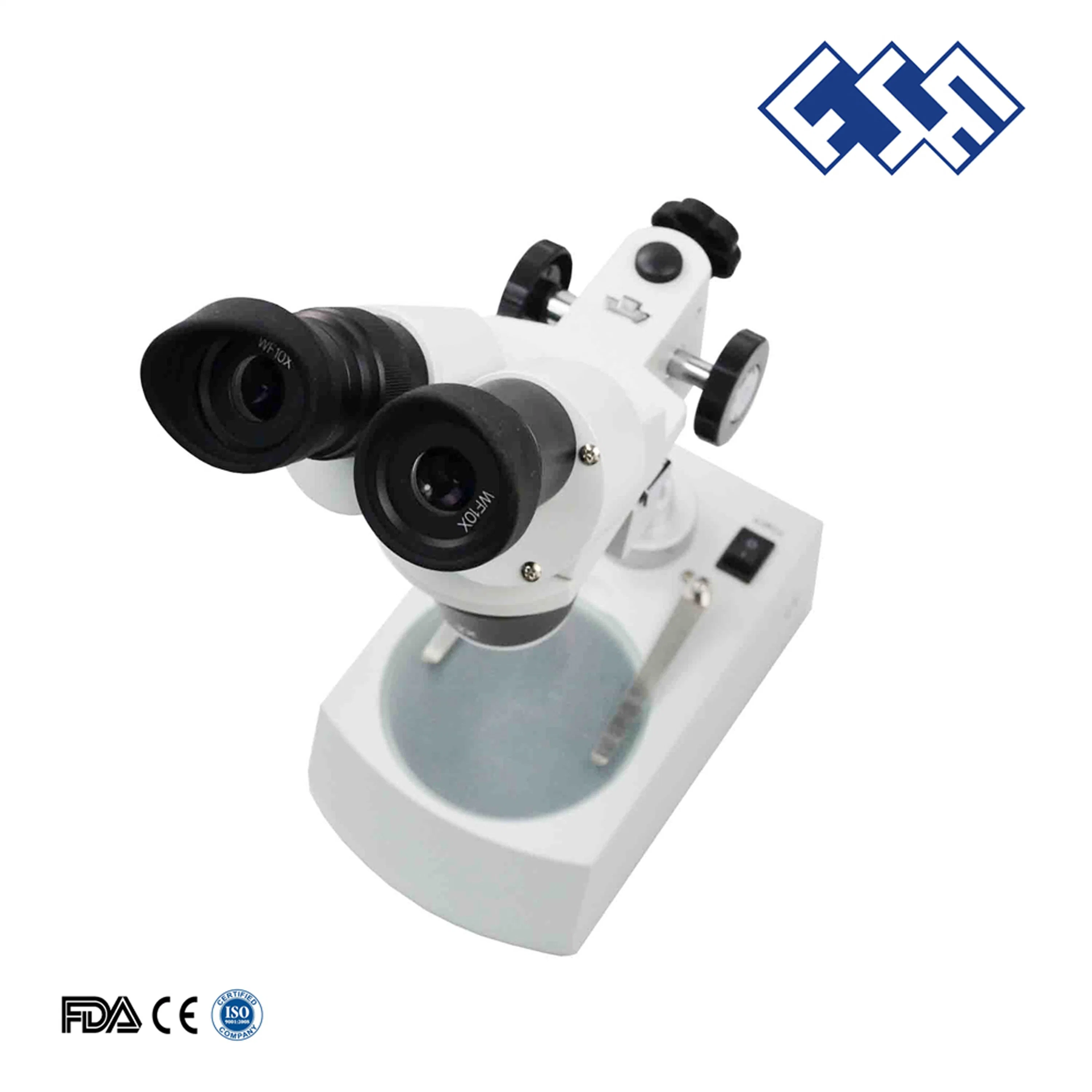 Microscope stéréo avec zoom FM-3024r2l avec grossissement standard 10X-20X