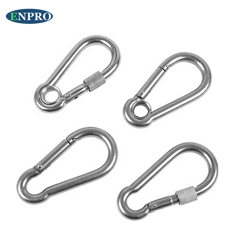 DIN 5299 Stainless Steel Snap Hook Stainless Steel Spring Snap Hook Carabiner Hooks