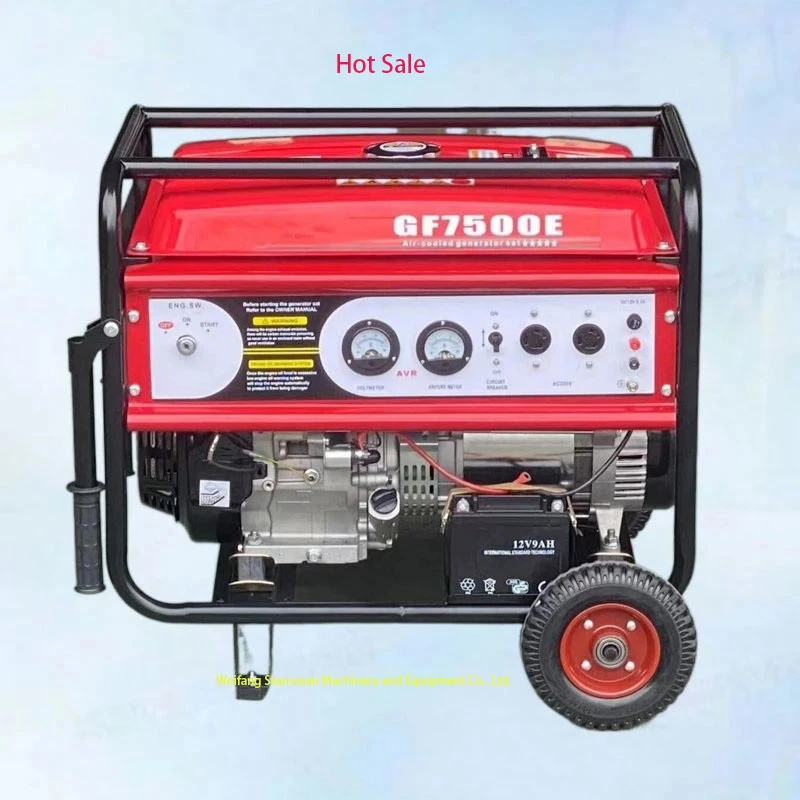 Gasoline Generator Emergency Power Supply 7000W Portable Generator Copper Wire