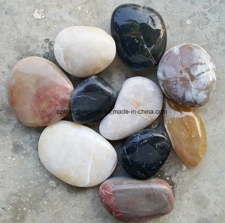 Natural Mixed Decorative Beach Pebble Polished Stone for Landscaping