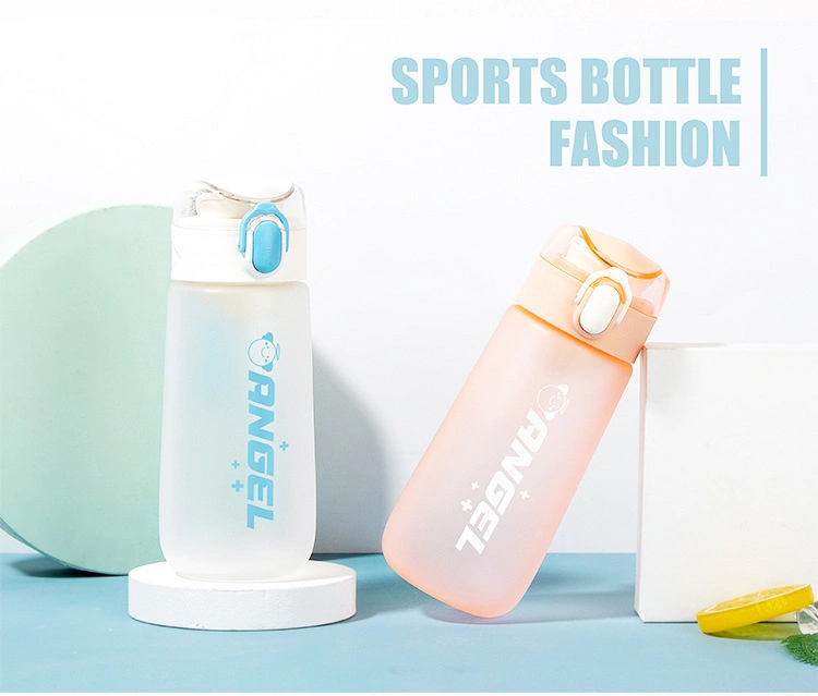 Water Bottle for Students Colorful Outdoor Sports Kettlelarge Adult Plastic Water Bottle