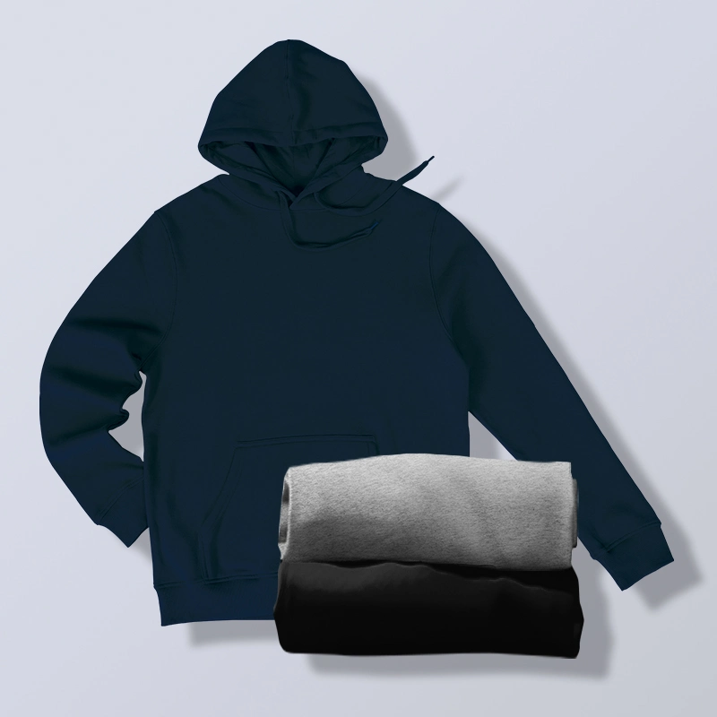 Wholesale/Supplier Custom Oversized Fit Heavyweight Thermal Hoodies of Sweatshirt