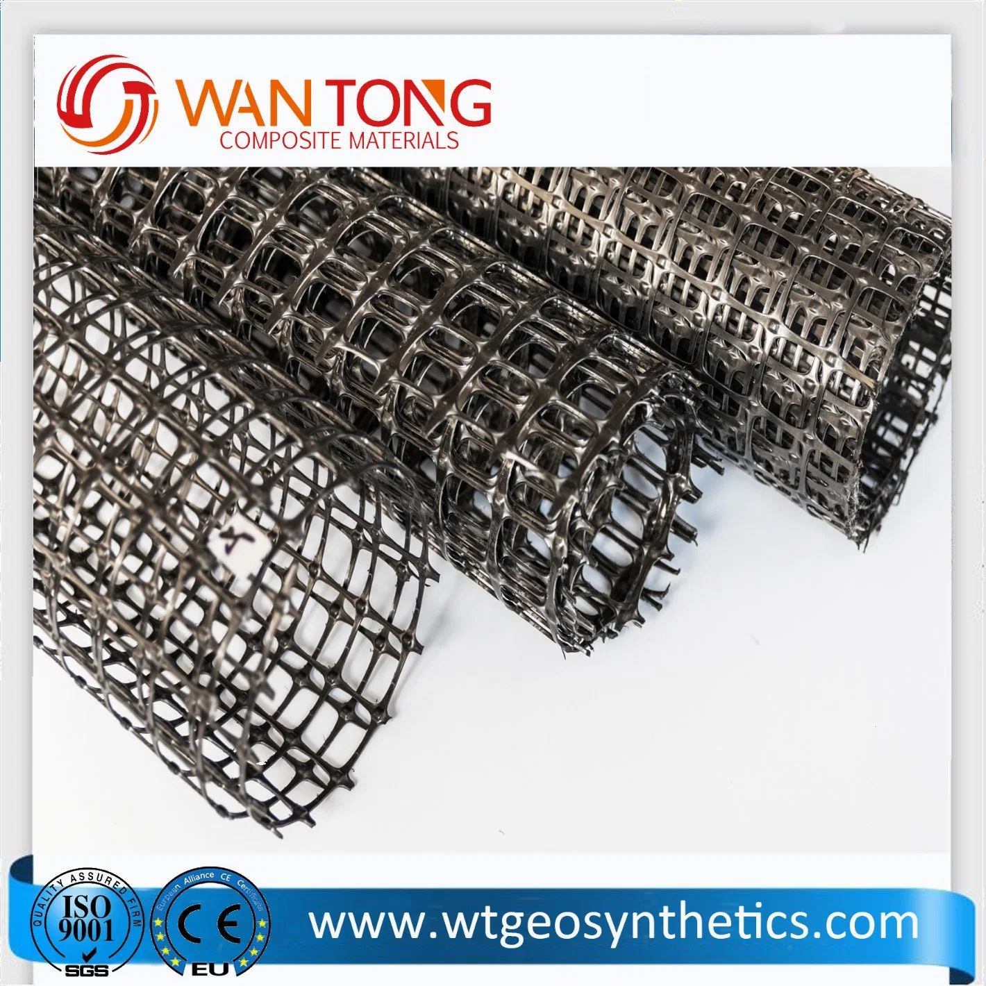 3030kn Airport Road Reinforcement PP Plastic Biaxial Geogrid