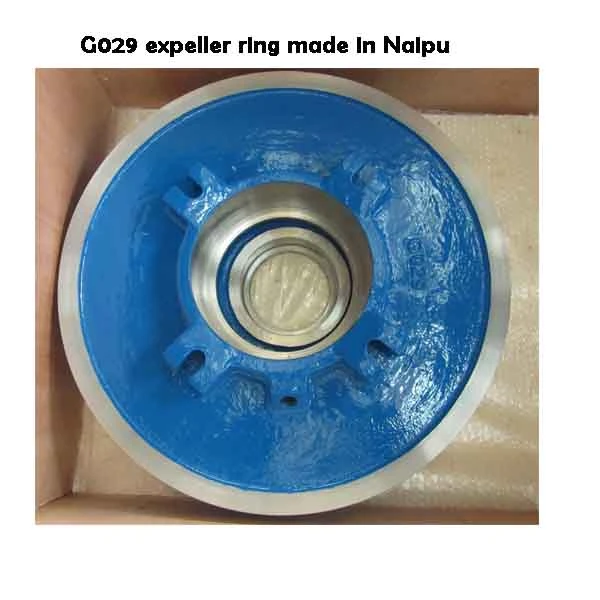 G028 Expeller G029 Expeller Ring لـ 12/10 مضخات