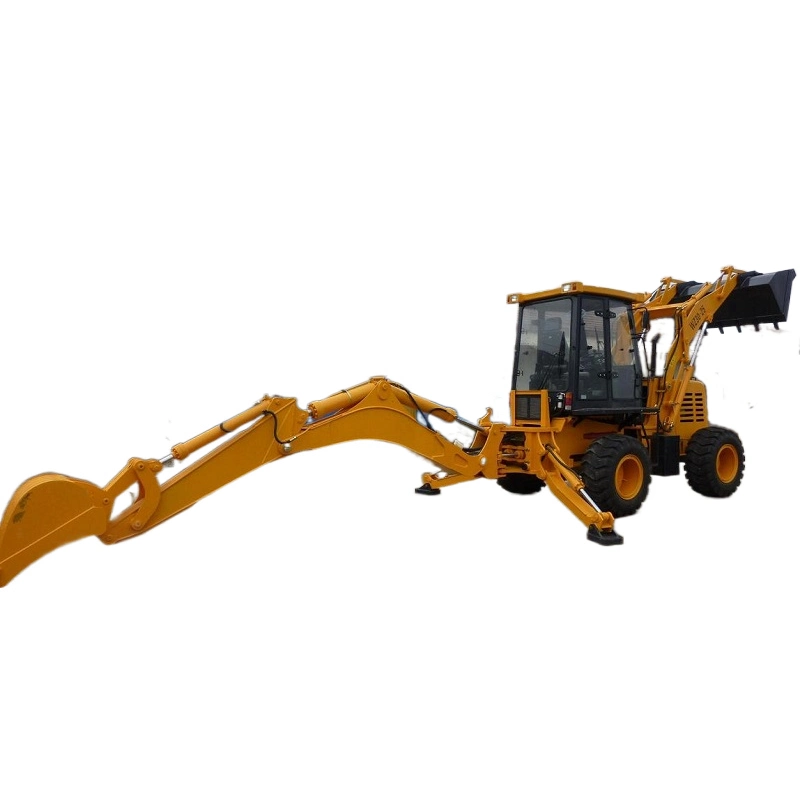 New Designed Front Loader Rear Backhoe Machine with Lifting Capacity 2500kg Rear Bucket Capacity 0.3m3