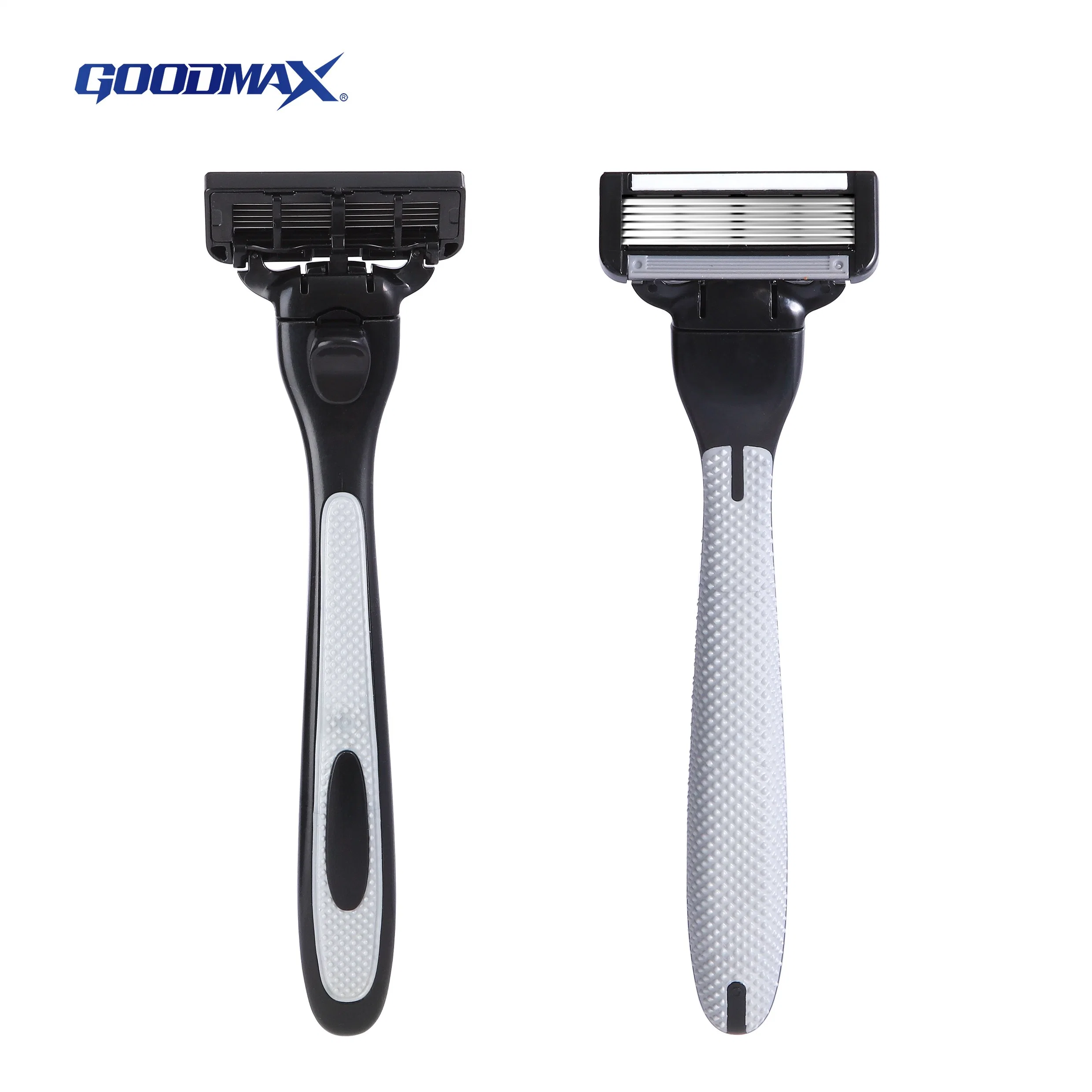Four Blade System Blade Razor with Washable Cartridges