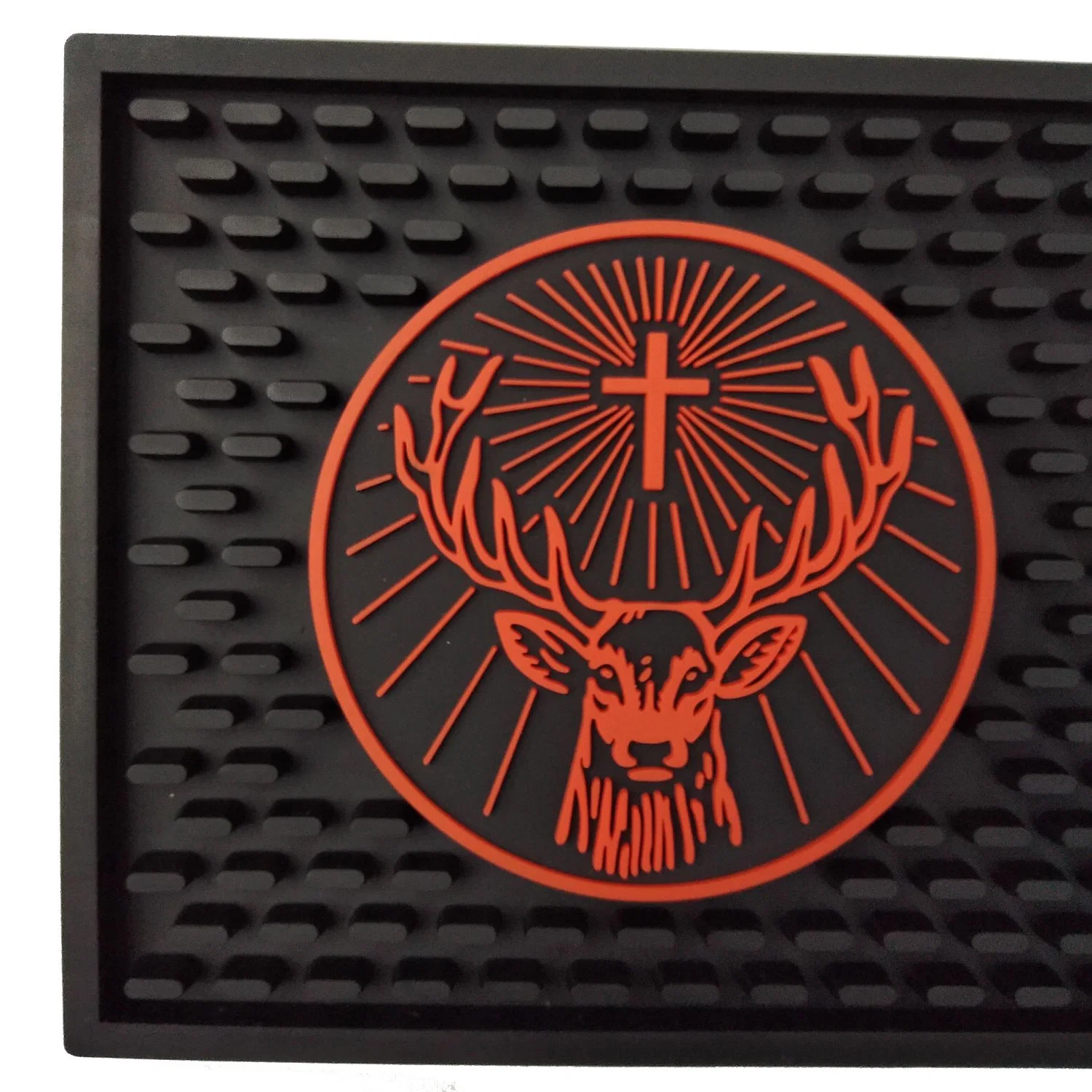 FDA Grade Premium Quality Eco Custom PVC Rubber Spill Bar Mat with Logo