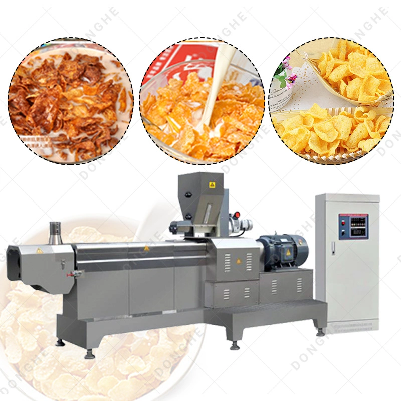 China Automatic Industrial Breakfast Cereal Corn Flakes Making Machinery Equipment