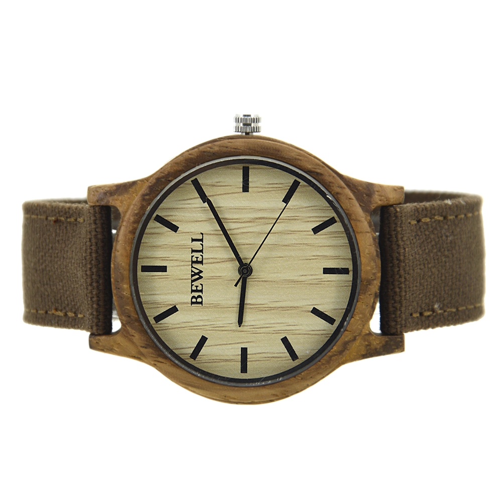 Meilleure vente de la promotion de cadeaux bon marché Quartz Logo personnalisé Zebra montres en bois