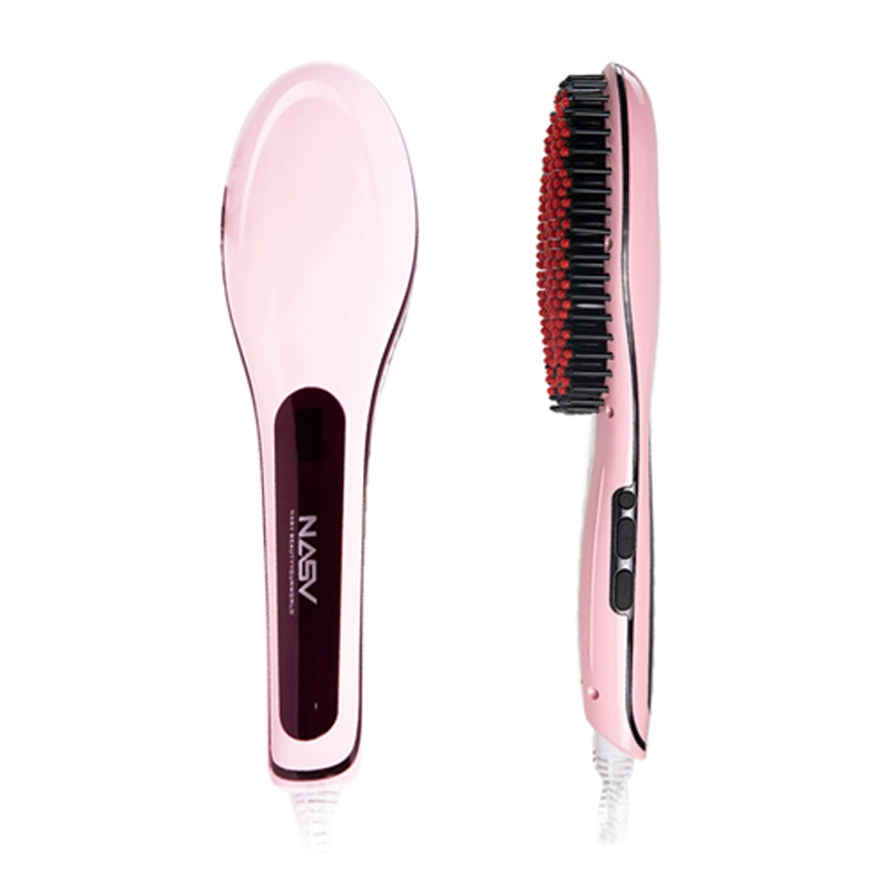 Electric Hair Straightening Ceramic Hot Combs Hair Straightener