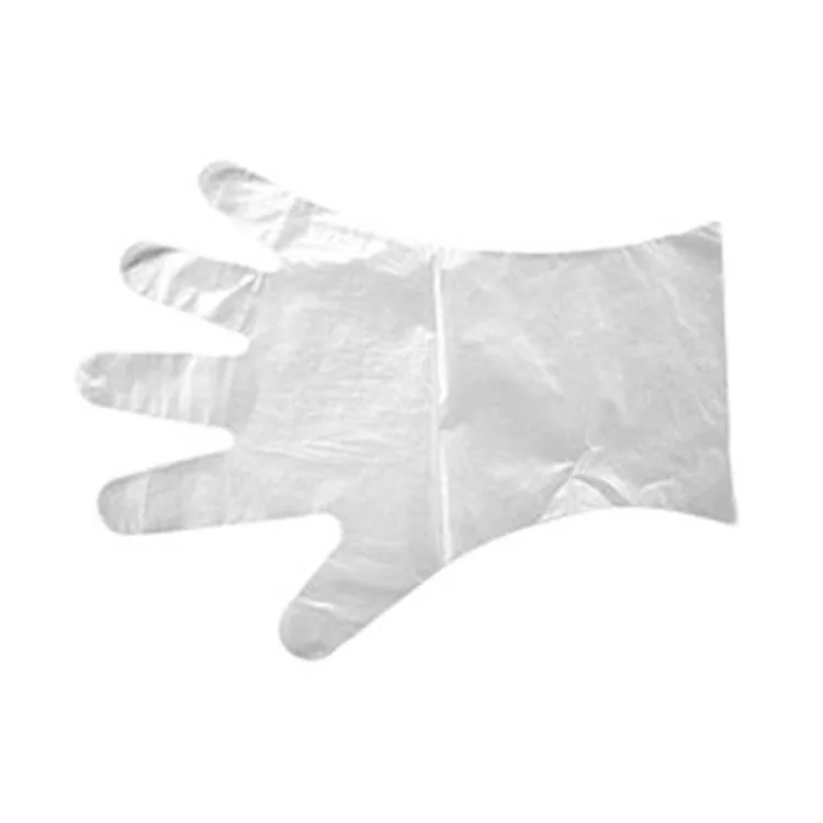 HDPE Clear Color Plastic House Cleaning Kitchen Waterproof Disposable PE Gloves