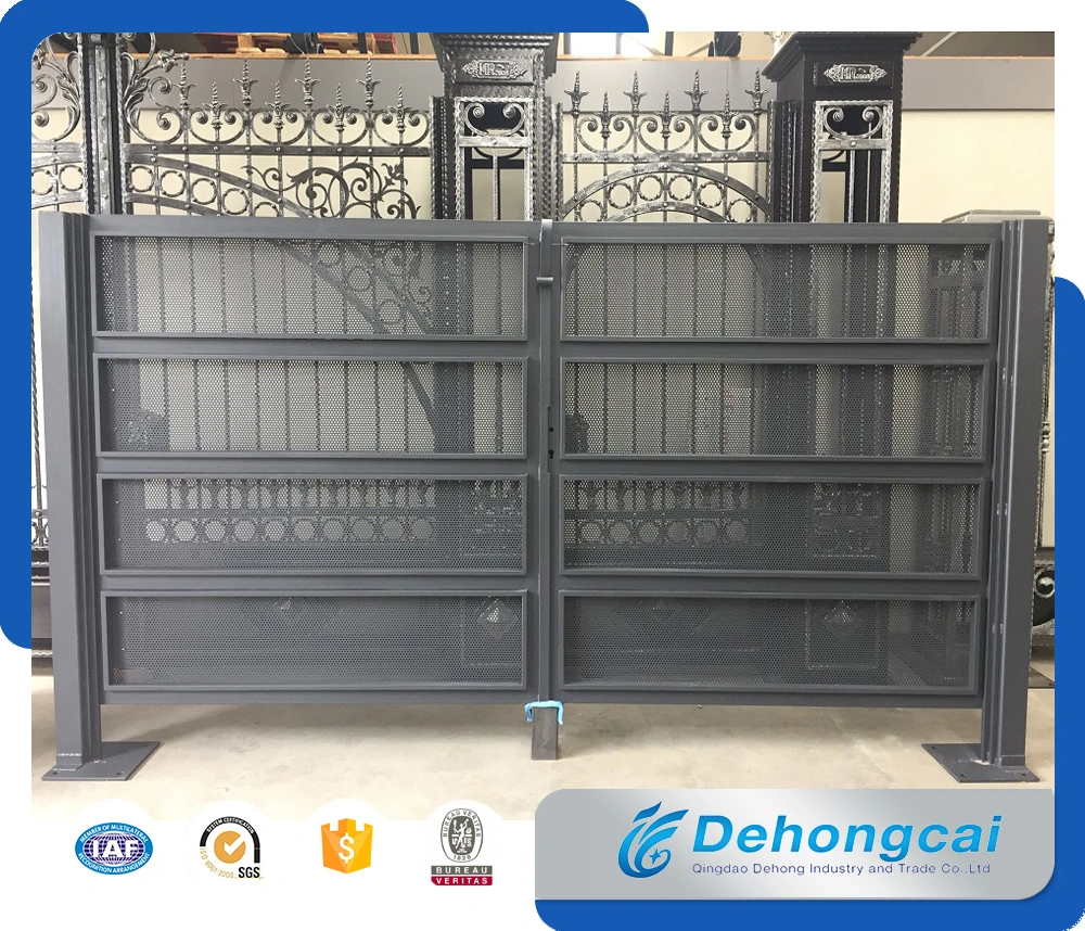 Europen Style Beautiful Economical Practical Residential Wrought Iron Gate (dhgate-3)