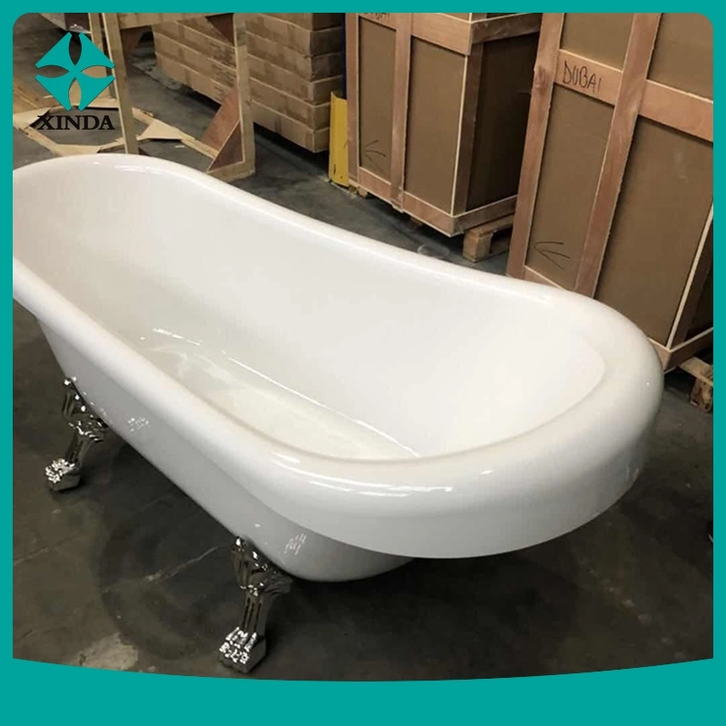 Cheap Walk in Portable Small Clawfoot Woodbridge Freestanding 4 Foot Bathtubs on Platform