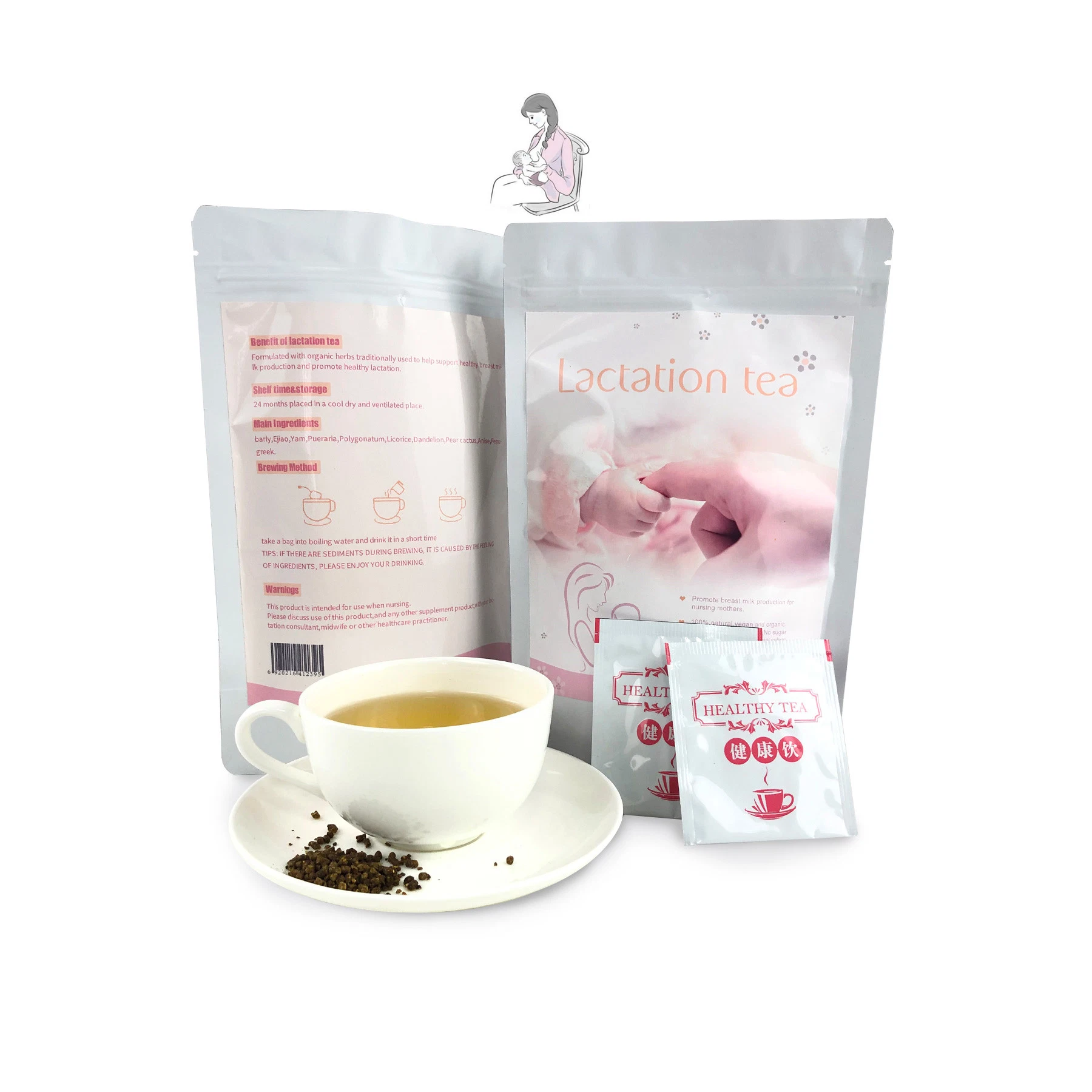 Private Label Herbal Breastfeeding Nursing Tea Lactation Tea for Lady Breast Milk Enhancer and Nature Health