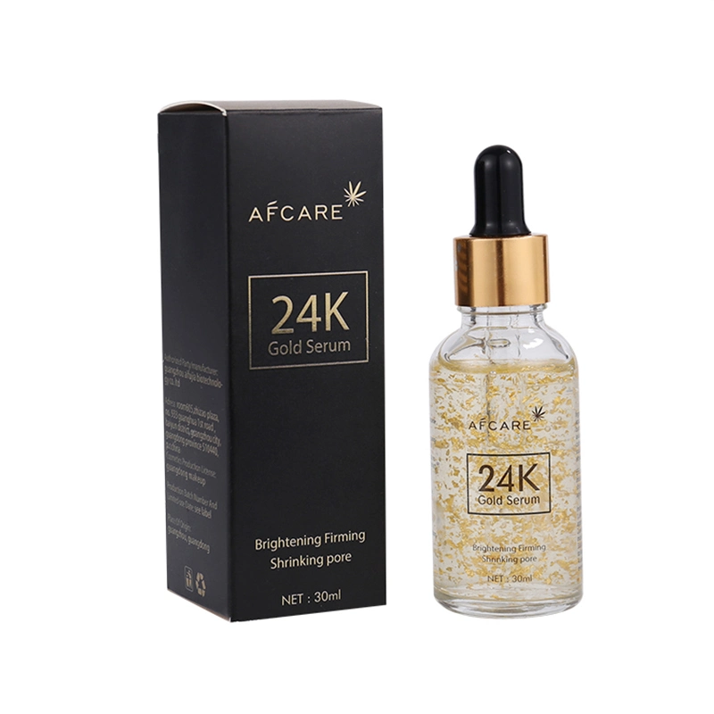 Private Label Vegan Nourishing Peptide 24K Gold Skin Serum for Us