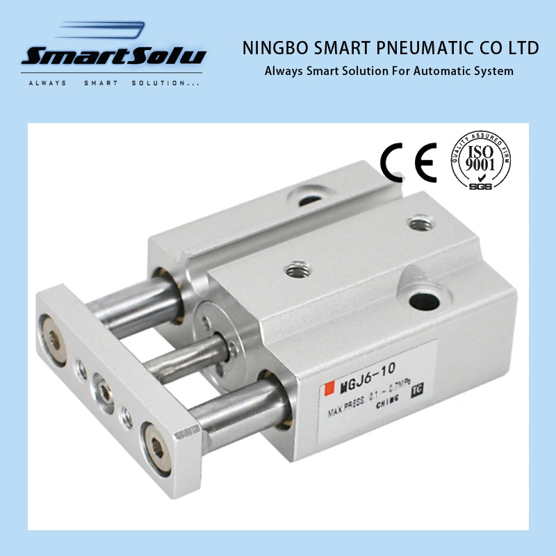 Pneumatic Actuators Mgj Series SMC Type Three-Shaft Pneumatic Air Cylinder