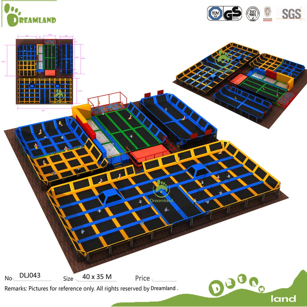 China Top Amusement Equipment Large Commercial Trampoline Park