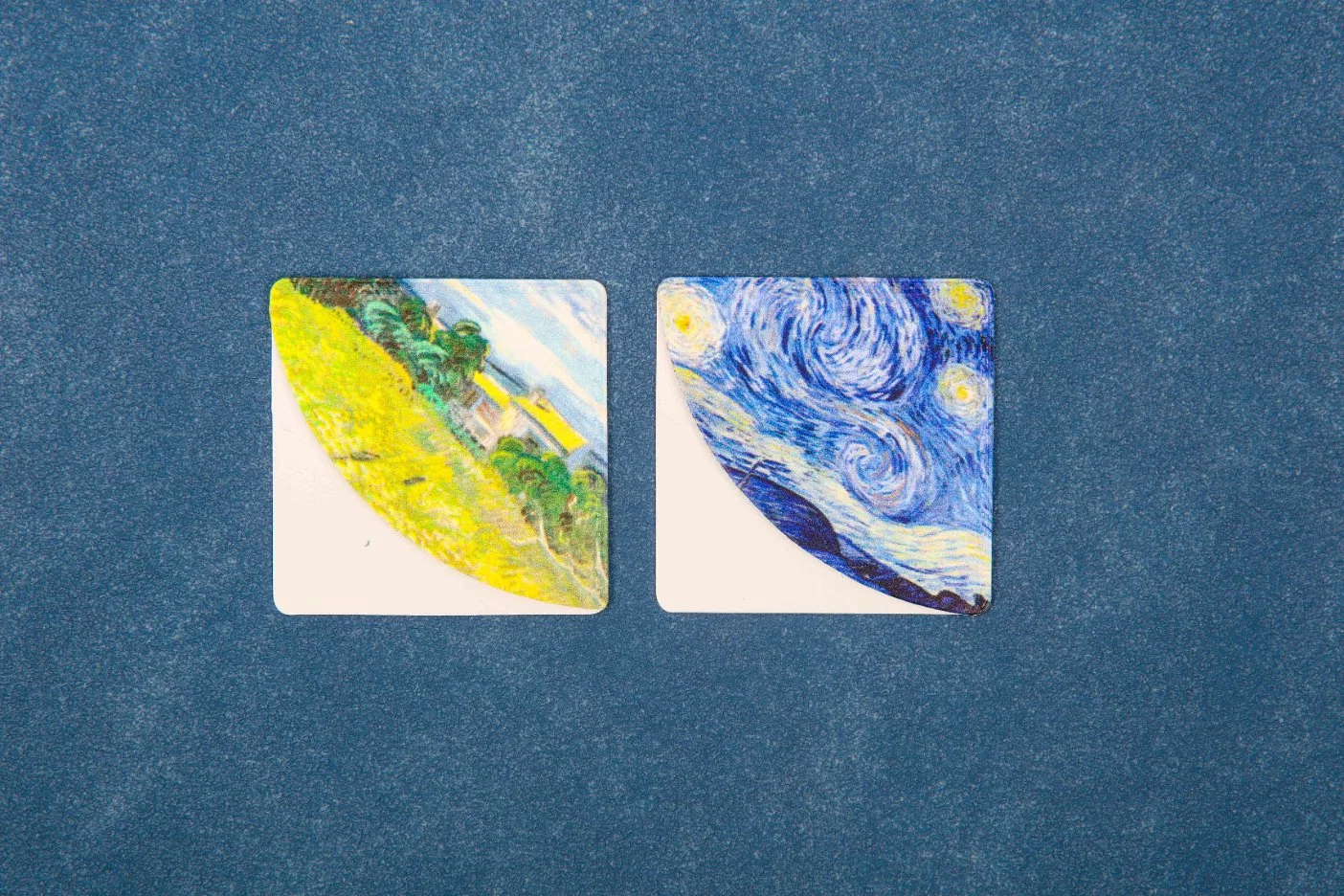 Van Gogh cercle forme haute qualité étudiants papeterie pu Bookmark