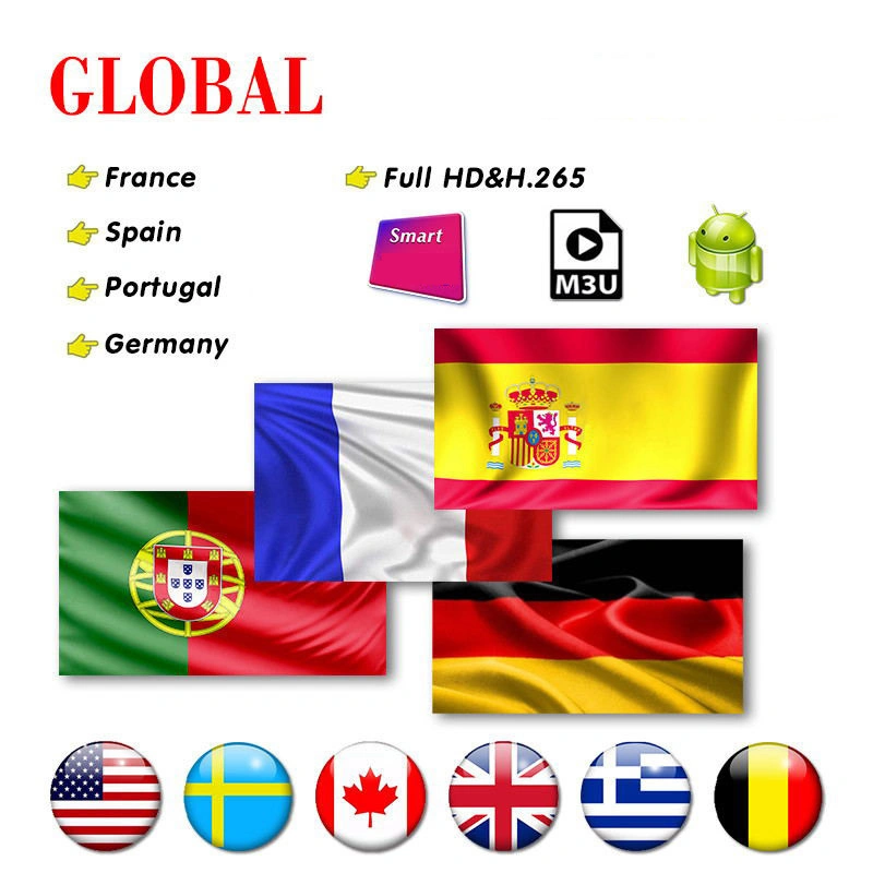 Allemagne Europe IPTV 12mois arabe allemand néerlandais Crystal Ott Panel Crédit avec xxx Test gratuit IPTV