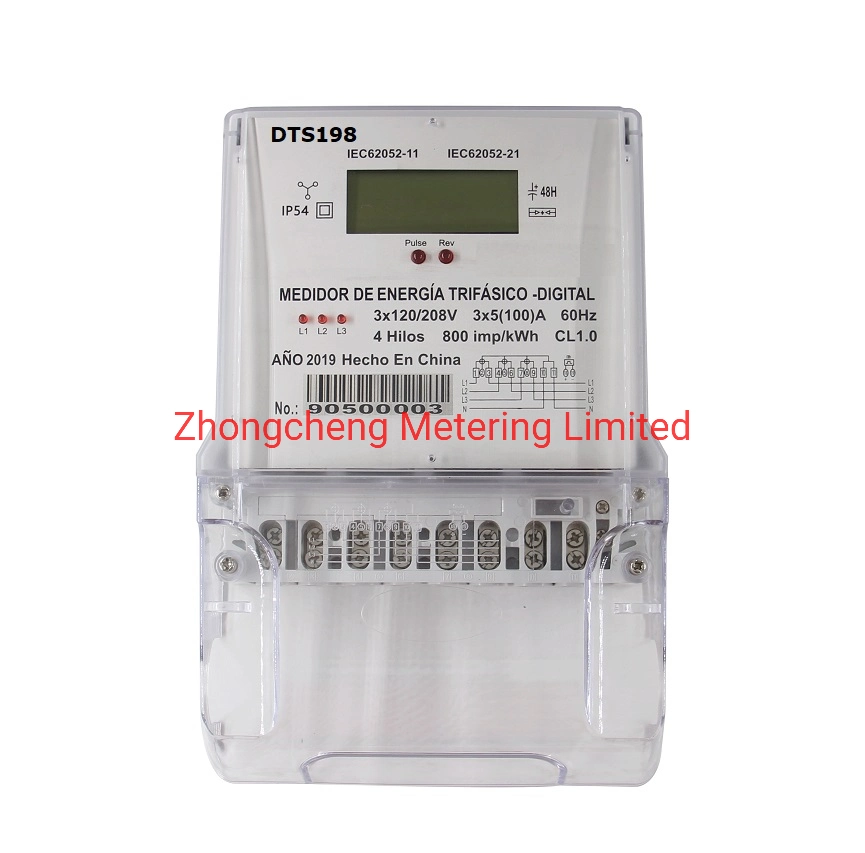 Single Phase Three Wire Kwh Energy Meter